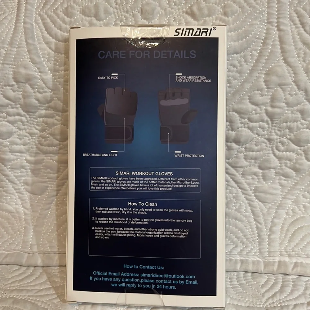 Simari workout‎ gloves, size XS, new